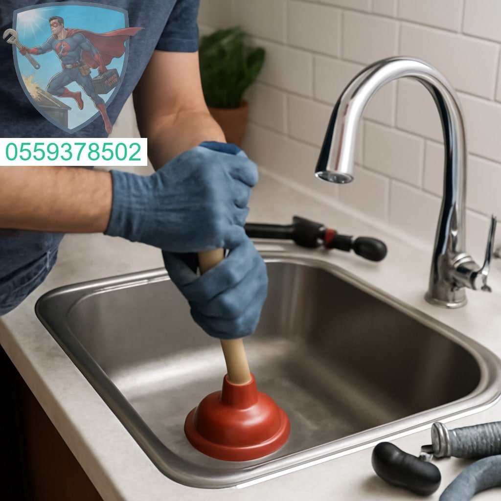 פתיחת סתימה מקצועית בכיור המטבח עם ציוד מתקדם ושירות מהיר ואמין