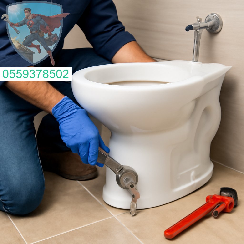 התקנה מקצועית של אסלה ברמת גימור גבוהה על ידי מומחה עם ציוד מתקדם